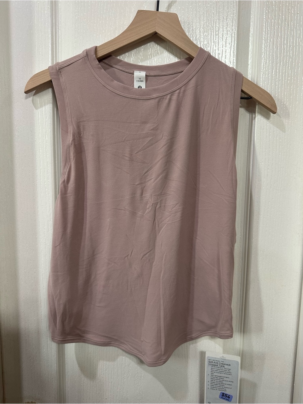 Lululemon Soft-Knit Crewneck Cropped Tank Top - Picture 4 of 7